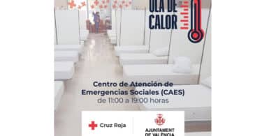 Valencia habilita el Centro de Emergencias Sociales como refugio climático para personas sin hogar.