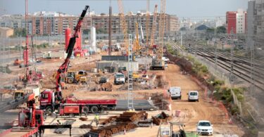 El canal de acceso ferroviario de València