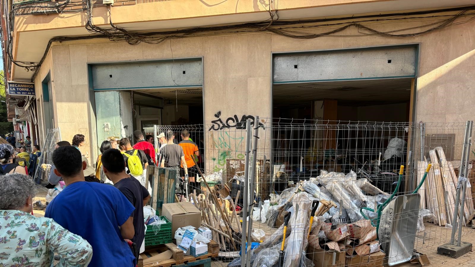 Asistencia municipal para afectados por la DANA en Valencia