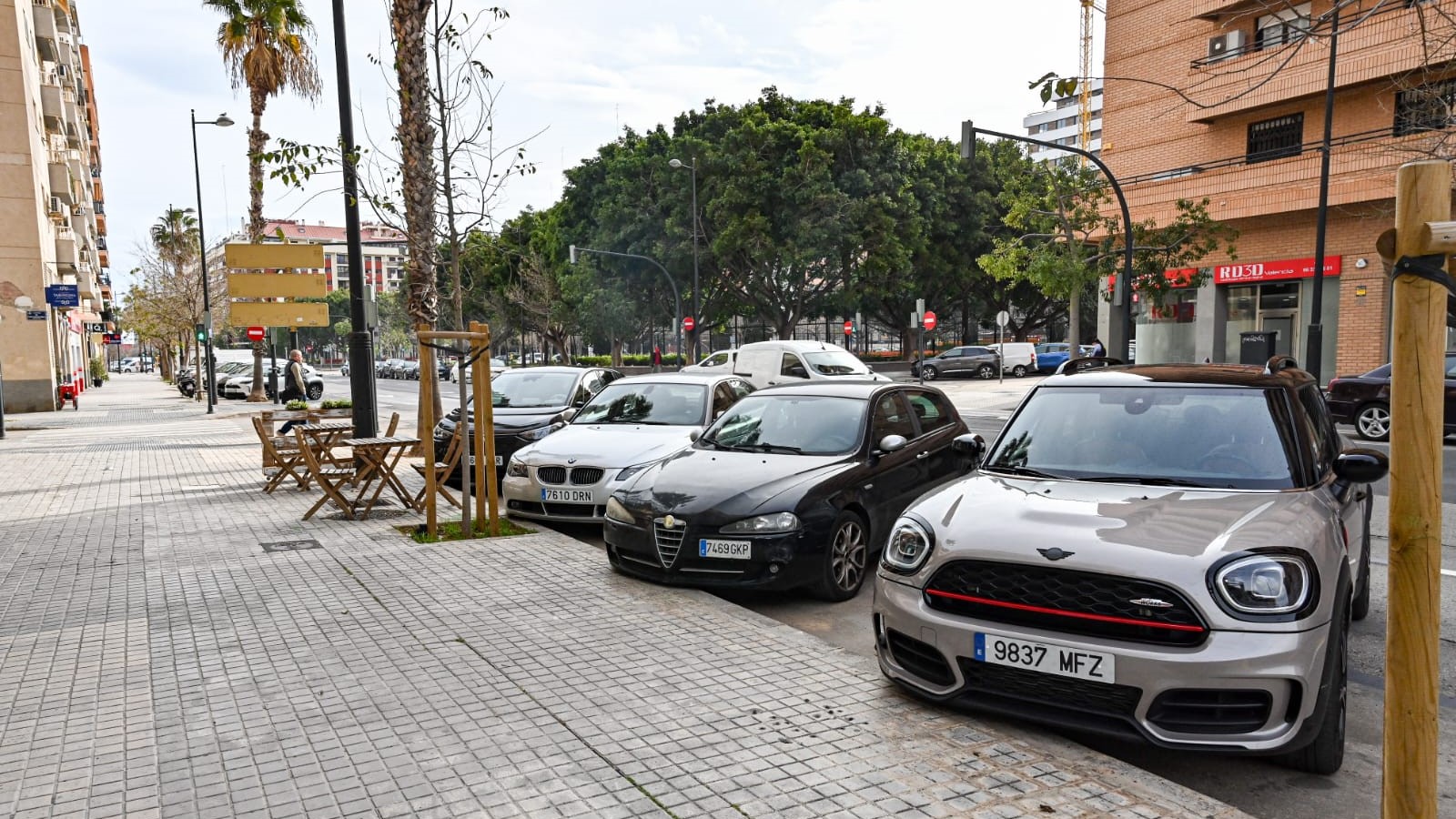 Movilidad duplica las plazas de estacionamiento de vehículos en la avenida de Baleares