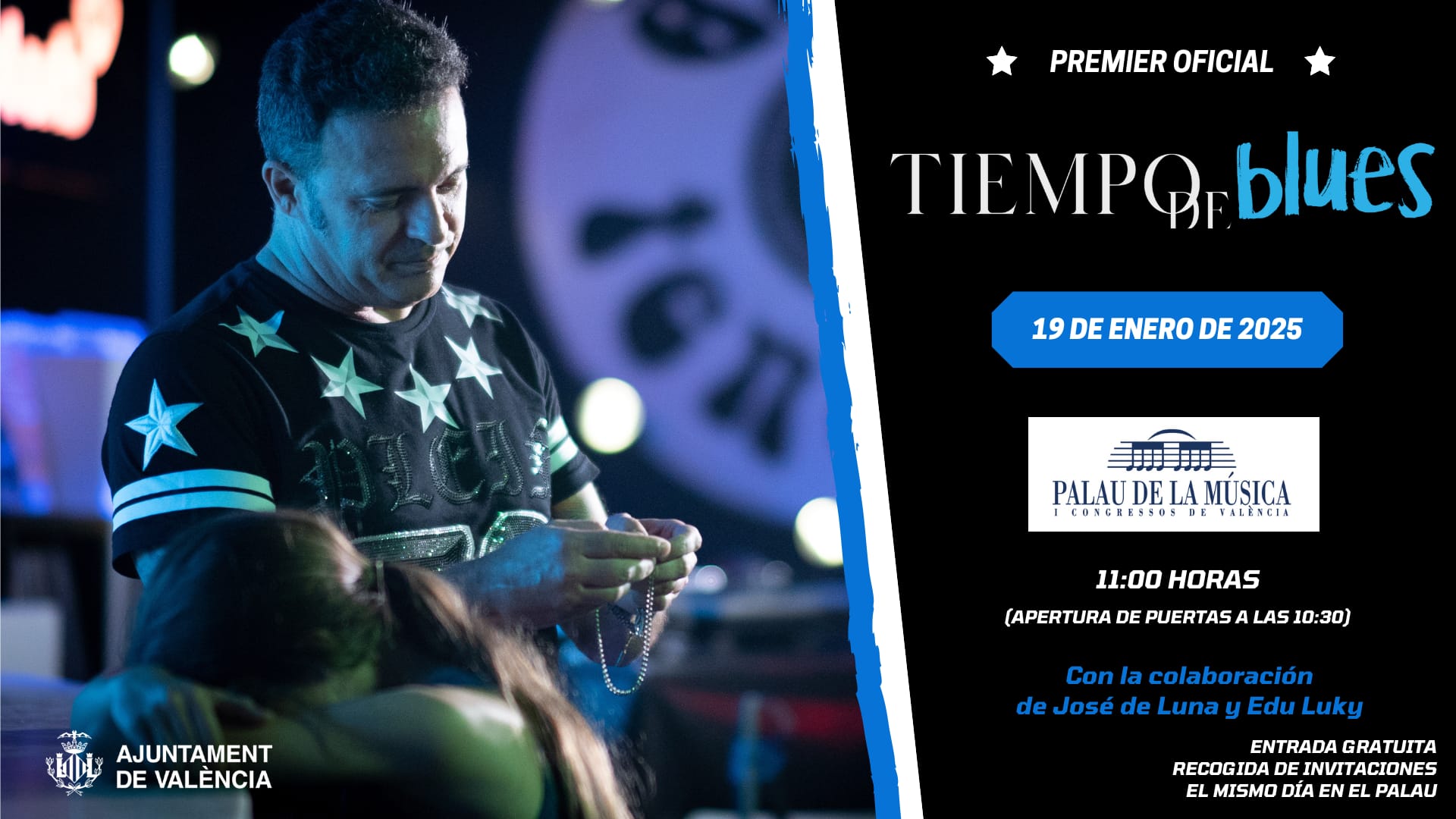 Tiempo de blues, un cortometraje inclusivo que se proyectará en el Palau de la Música