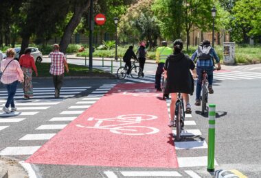 trabajos para la mejora de la red ciclista de los distritos de Jesús, Olivereta, Quatre Carreres y Rascanya