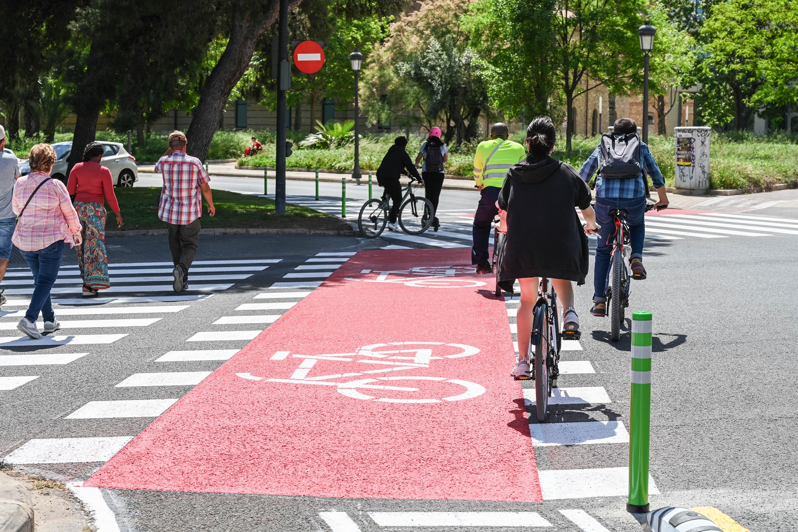 trabajos para la mejora de la red ciclista de los distritos de Jesús, Olivereta, Quatre Carreres y Rascanya