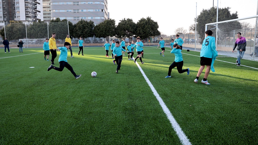 nuevos vestuarios del campo de fútbol de la Torre