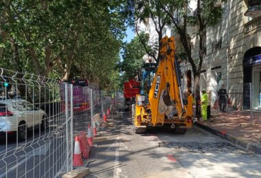 renovación del colector de la Gran Vía Marqués del Turia