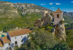 Guadalest Castle (El Castell de Guadalest) in Alicante, Spain