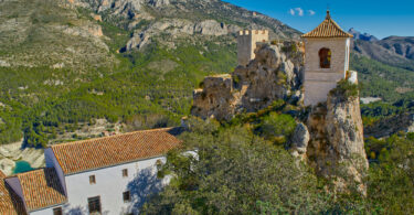 Guadalest Castle (El Castell de Guadalest) in Alicante, Spain