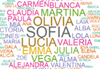 nombres propios más populares entre las niñas y niños valencianos