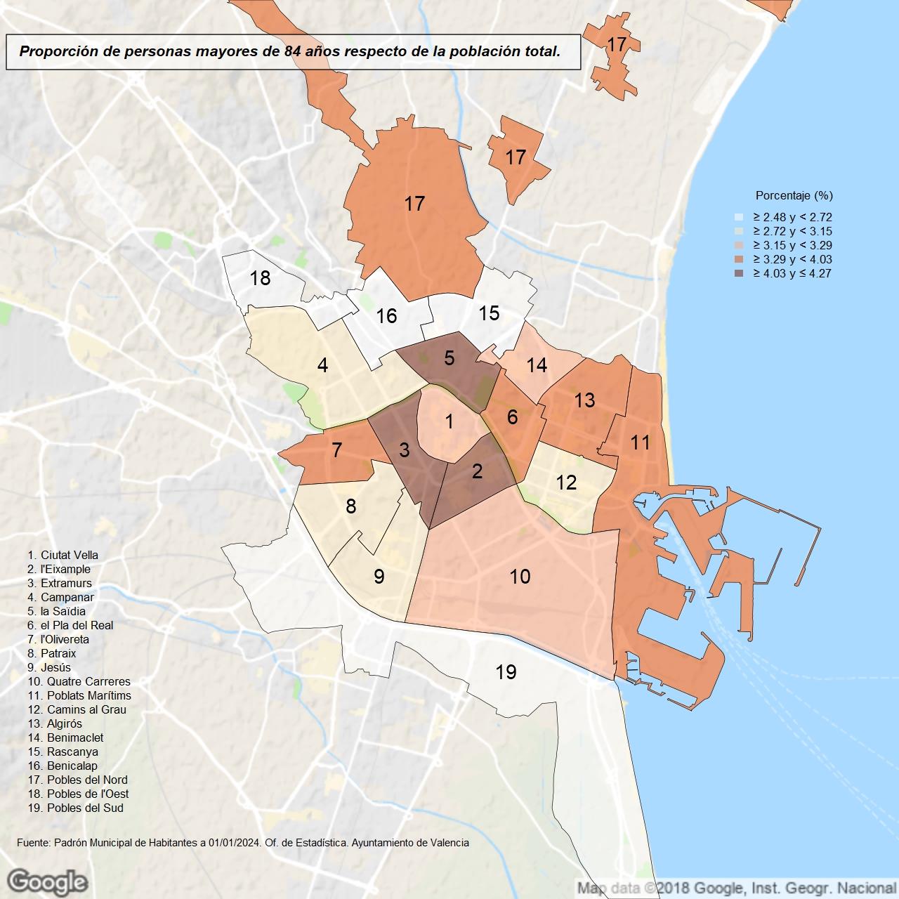 personas mas ancianas por barrio