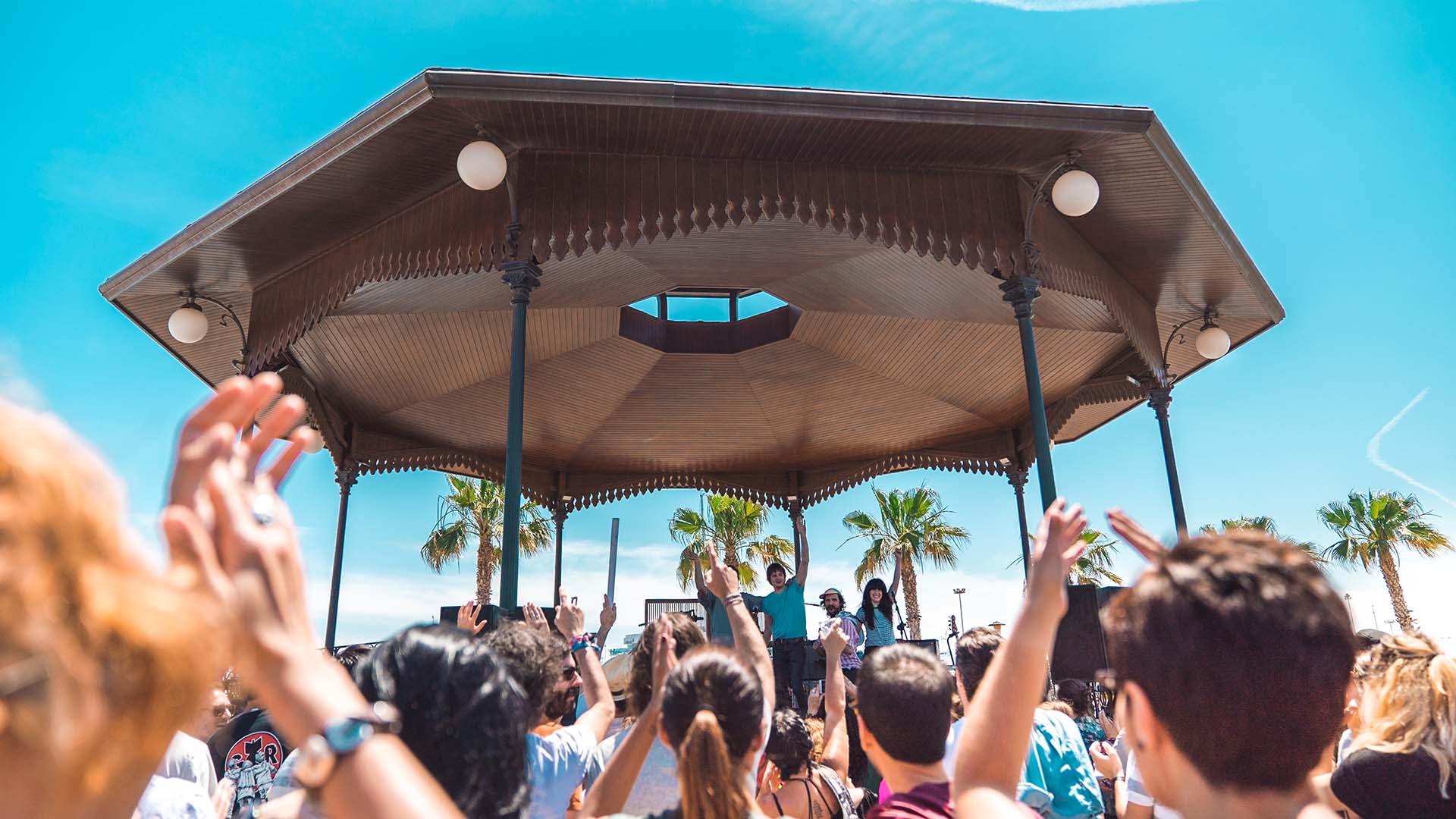 conciertos matinales de los sábados en la Pérgola de la Marina